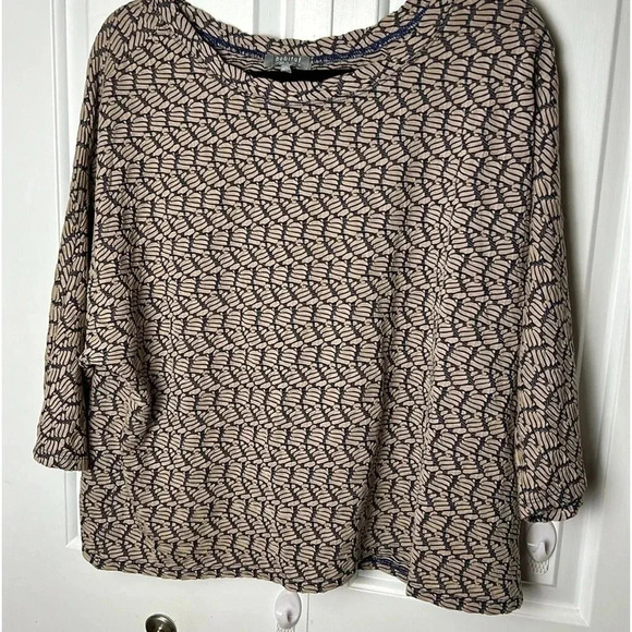 Habitat style 54213 boxy drop pullover crew neck dolma. 3/4 sleeves ,boxy sz med - Picture 3 of 16